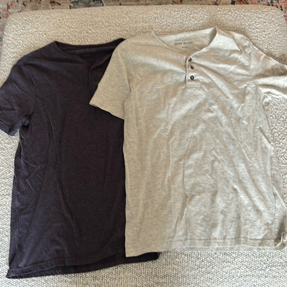 River Island Henley T Shirts